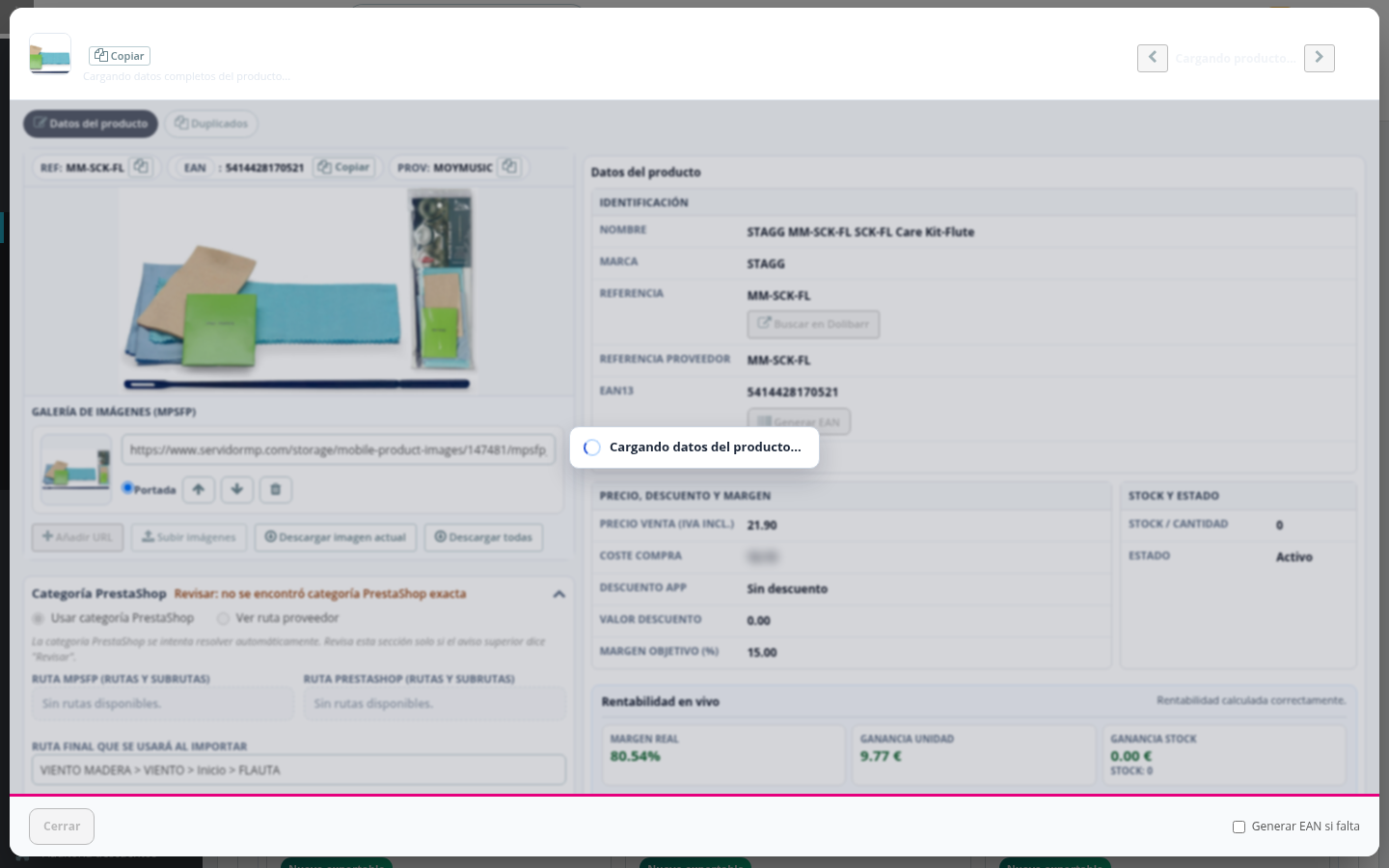 Detalle de producto — MP Proveedores PrestaShop
